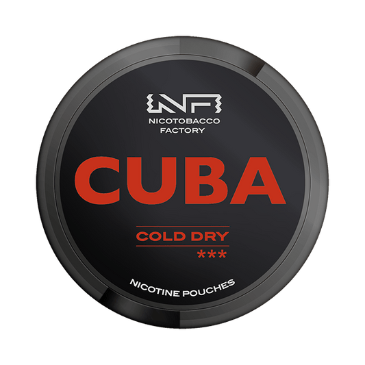 CUBA BLACK COLD DRY – Buy JetSnus Nicotine Pouches Online | JetSnus