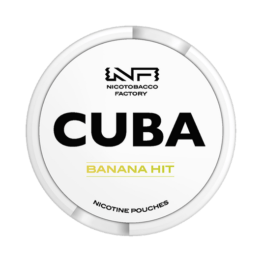 CUBA WHITE BANANA HIT – Buy JetSnus Nicotine Pouches Online | JetSnus