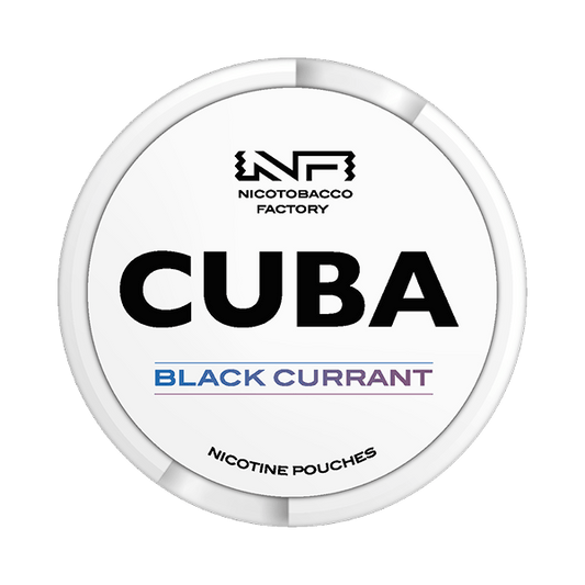 CUBA WHITE BLACK CURRANT – Buy JetSnus Nicotine Pouches Online | JetSnus