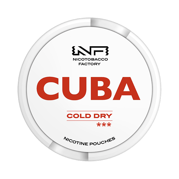 CUBA WHITE COLD DRY – Buy JetSnus Nicotine Pouches Online | JetSnus