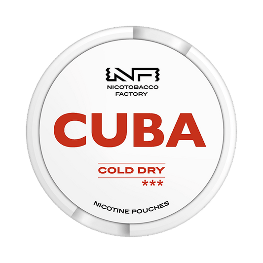 CUBA WHITE COLD DRY – Buy JetSnus Nicotine Pouches Online | JetSnus