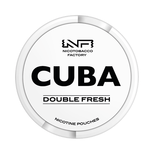 CUBA WHITE DOUBLE FRESH – Buy JetSnus Nicotine Pouches Online | JetSnus