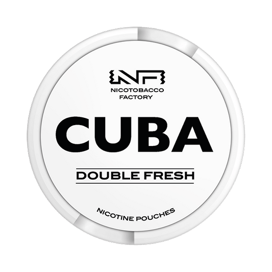 CUBA WHITE DOUBLE FRESH – Buy JetSnus Nicotine Pouches Online | JetSnus