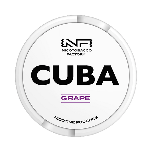 CUBA WHITE GRAPE – Buy JetSnus Nicotine Pouches Online | JetSnus