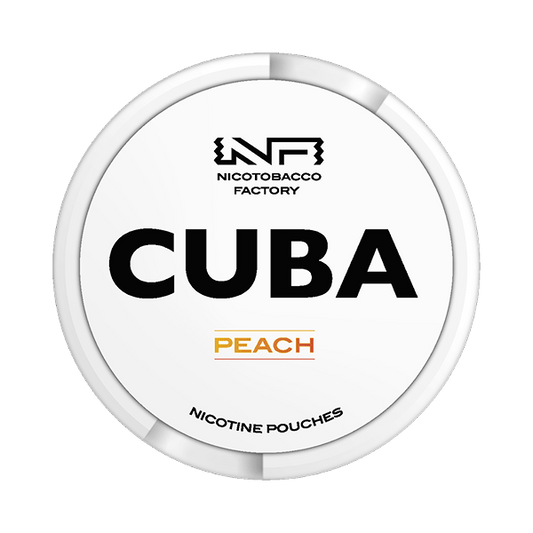 CUBA WHITE PEACH – Buy JetSnus Nicotine Pouches Online | JetSnus