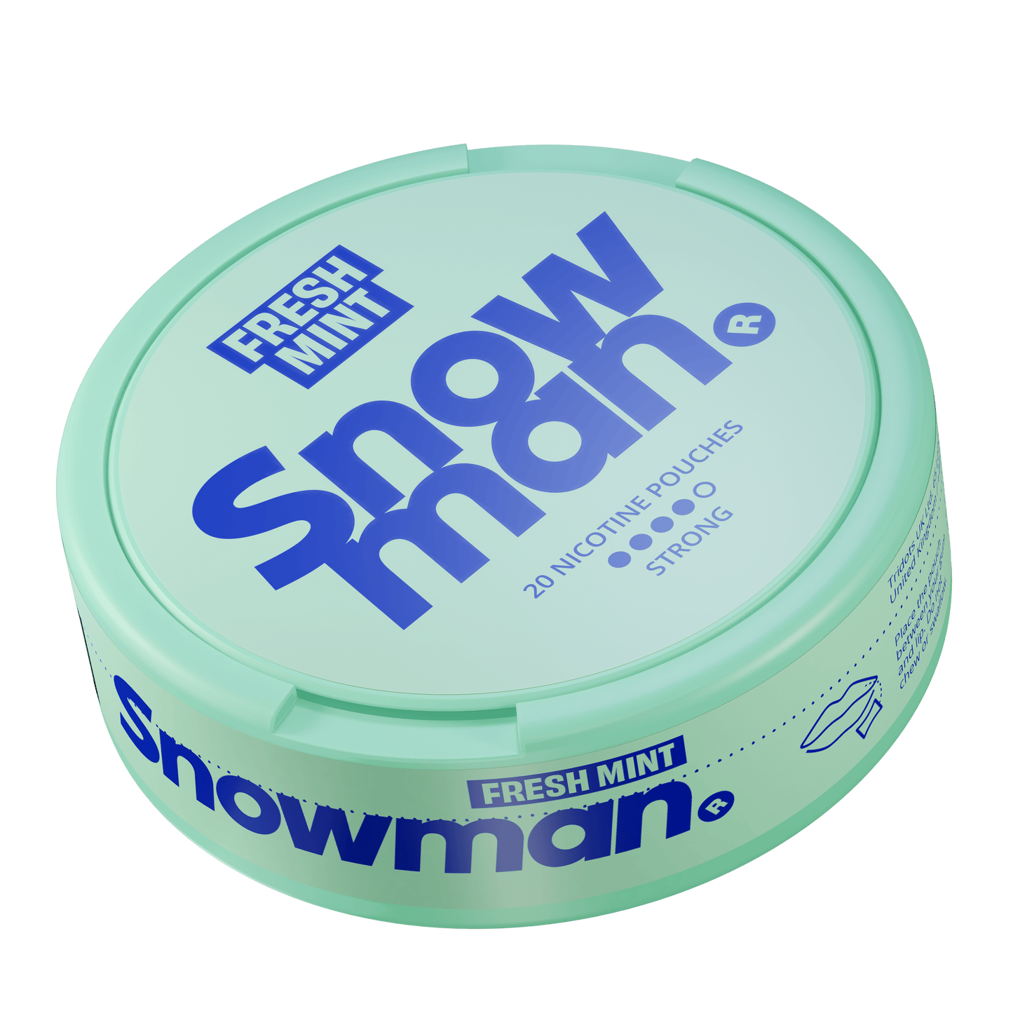 SNOWMAN FRESH MINT STRONG – Buy Tridots Ltd Nicotine Pouches Online | JetSnus