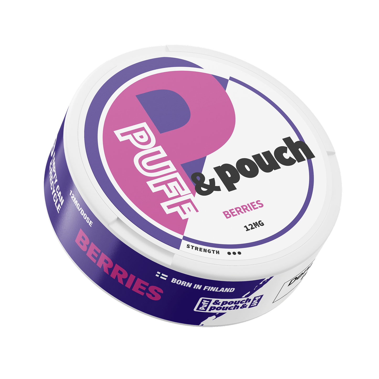 PUFF & POUCH BERRIES 12MG – Buy PREMIUM POUCH FINLAND OY Nicotine Pouches Online | JetSnus