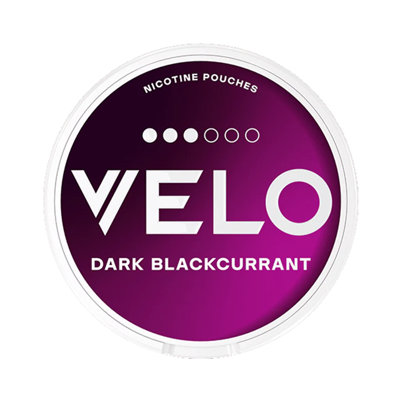 Buy VELO Dark Blackcurrant 11.4mg nicotine pouches online EU