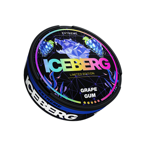 ICEBERG GRAPE GUM – Buy Pouches Denmark ApS Nicotine Pouches Online | JetSnus