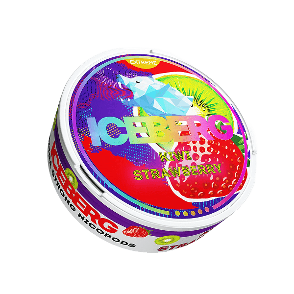 ICEBERG KIWI STRAWBERRY – Buy POUCHES DENMARK APS Nicotine Pouches Online | JetSnus