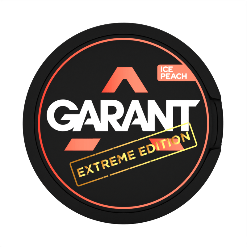 GARANT EXTREME EDITION ICE PEACH – Buy UAB KORDULA Nicotine Pouches Online | JetSnus