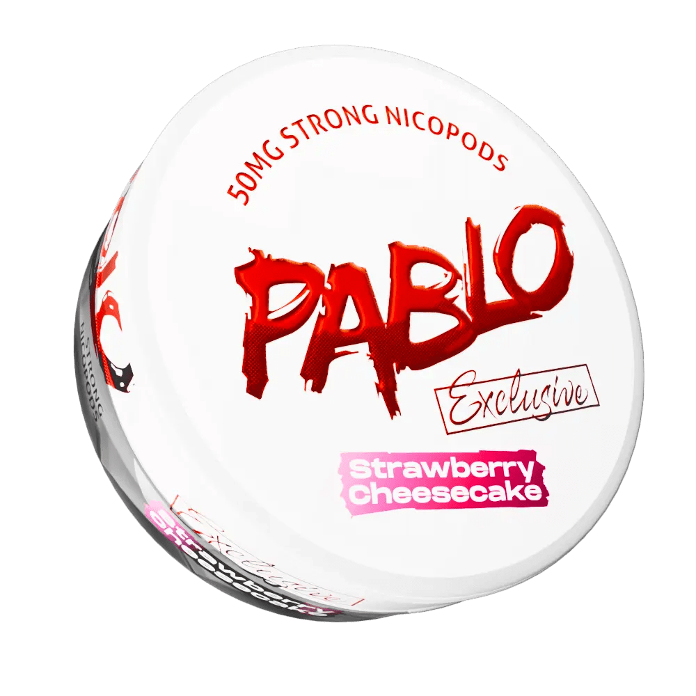 PABLO EXCLUSIVE STRAWBERRY CHEESECAKE – Buy N.G.P Nicotine Pouches Online | JetSnus
