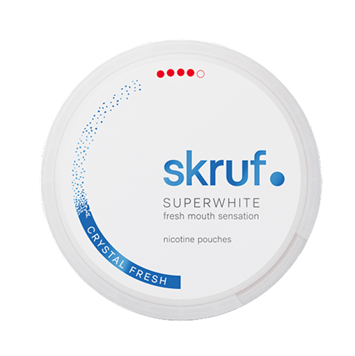 SKRUF CRYSTAL FRESH EXTRA STRONG – Buy NORDIC POUCH Nicotine Pouches Online | JetSnus