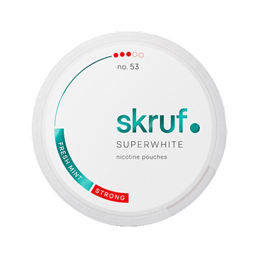SKRUF FRESH MINT S3 – Buy NORDIC POUCH Nicotine Pouches Online | JetSnus