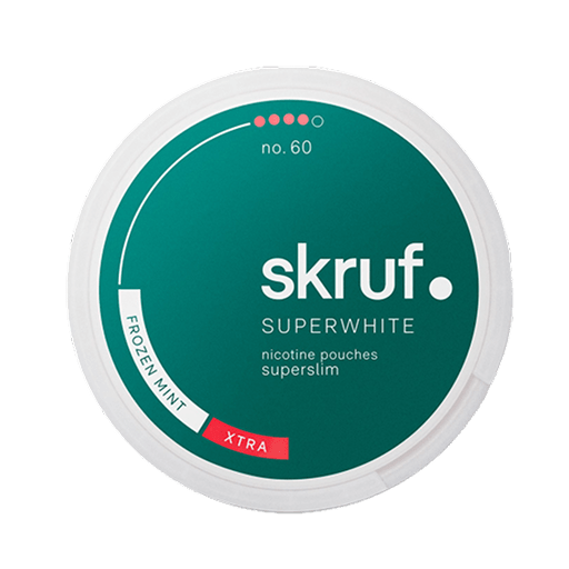 SKRUF FROZEN MINT SUPERLSIM S4 – Buy NORDIC POUCH Nicotine Pouches Online | JetSnus