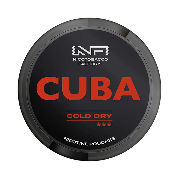 CUBA BLACK COLD DRY – Buy JetSnus Nicotine Pouches Online | JetSnus