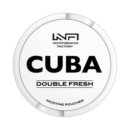 CUBA WHITE DOUBLE FRESH – Buy JetSnus Nicotine Pouches Online | JetSnus
