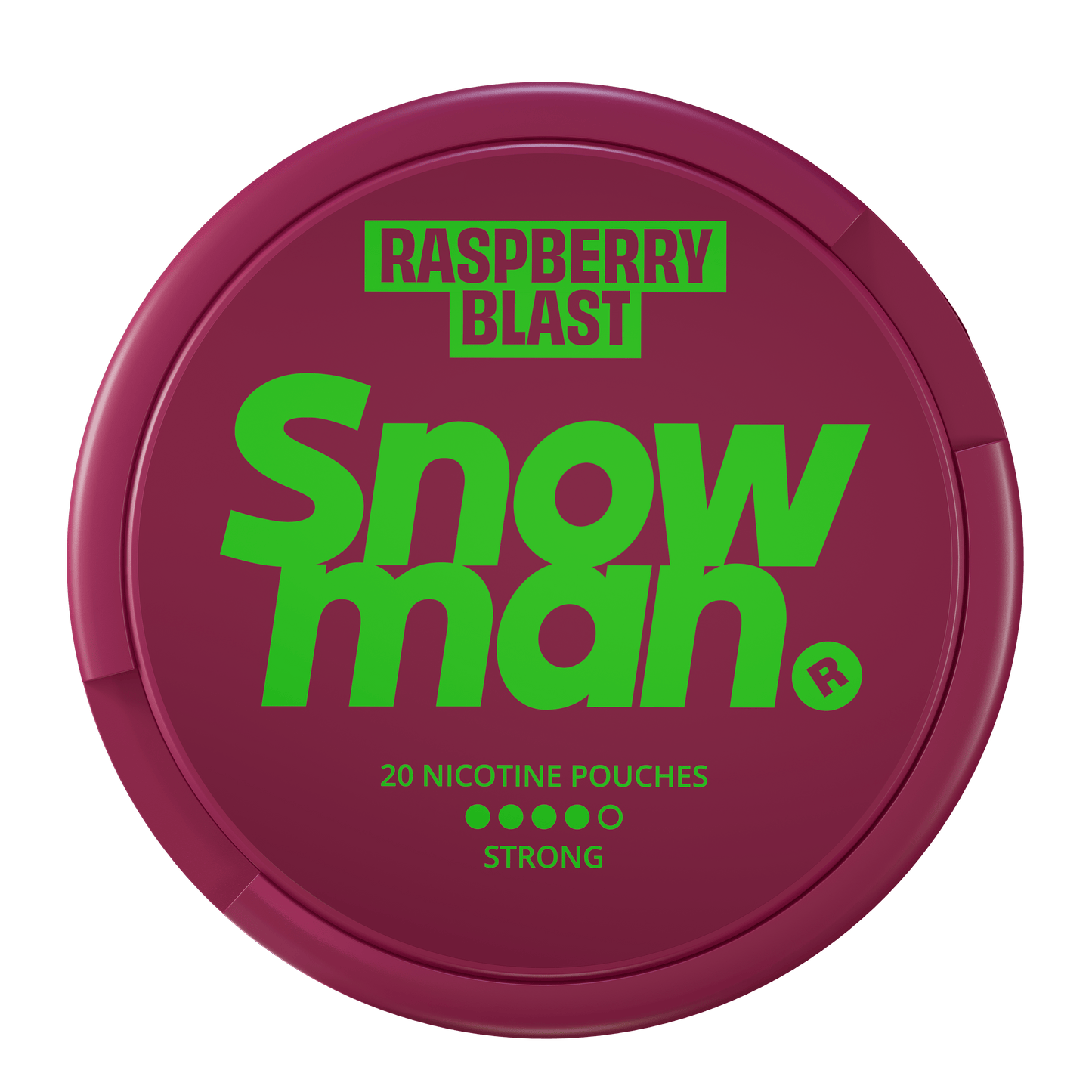 SNOWMAN RASPBERRY BLAST STRONG – Buy Tridots Ltd Nicotine Pouches Online | JetSnus