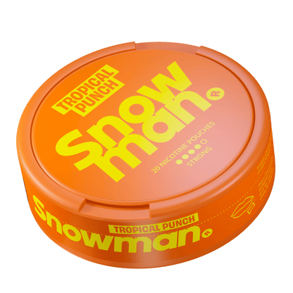 SNOWMAN TROPICAL PUNCH STRONG – Buy Tridots Ltd Nicotine Pouches Online | JetSnus