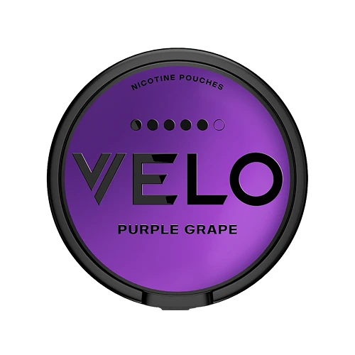 VELO Purple Grape 20MG nicotine pouches can – 14 mg per pouch