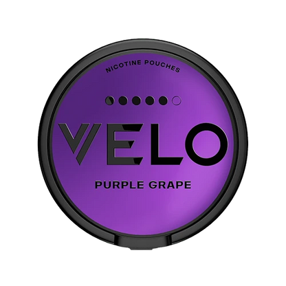 VELO Purple Grape 20MG nicotine pouches can – 14 mg per pouch