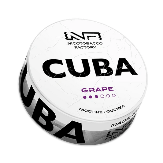 CUBA White Grape nicotine pouches 16 mg/g – sweet grape flavor nicotine pouches JetSnus.com