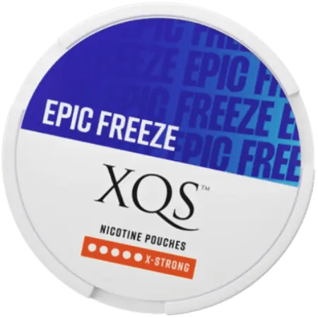 XQS EPIC FREEZE x - STRONG – Buy XQS Nicotine Pouches Online | JetSnus