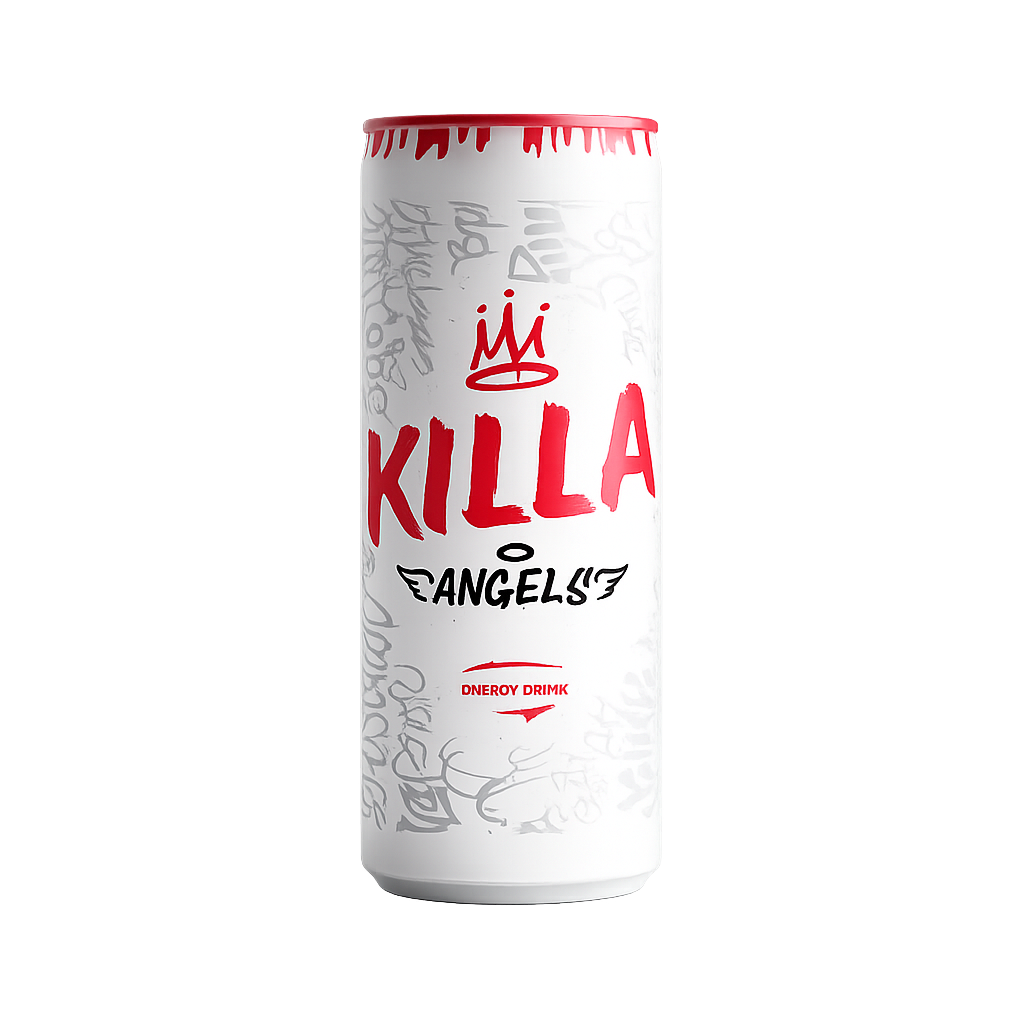 Killa Angels Energy Drink 250ml sugar-free energy drink can