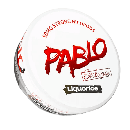 PABLO EXCLUSIVE LIQUORICE – Buy N.G.P Nicotine Pouches Online | JetSnus
